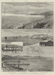 La Révolution au Chili, Coronel, la scène des émeutes après le renversement de Balmaceda